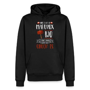 Briefträger Briefe Postangestellter Briefzusteller - Männer Premium Bio Hoodie - Schwarz - Vorne - Nico (187cm)