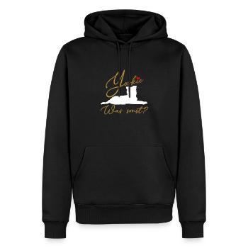 Yorkie was sonst? Yorkshire Terrier - Männer Premium Bio Hoodie - Schwarz - Vorne - Nico (187cm)