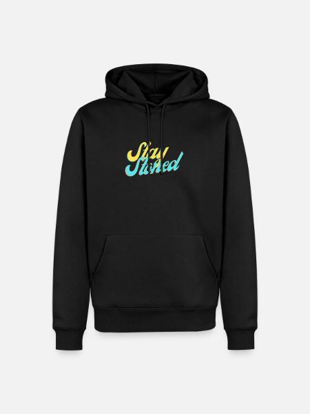 Stay Stoned - Männer Premium Bio Hoodie - Schwarz