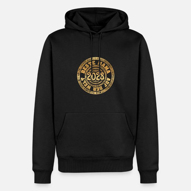 Mutter 2023 - Männer Premium Bio Hoodie - Schwarz