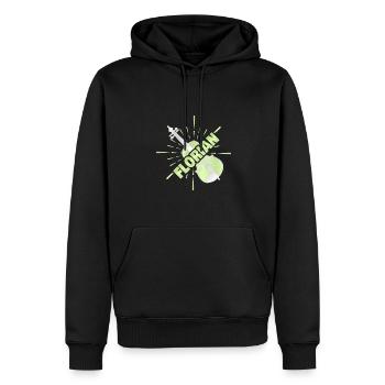 Orchestra Florian - Men’s Premium Organic Hoodie - black - Front - Nico (187cm)