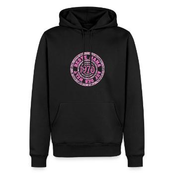 Mama 1970 - Männer Premium Bio Hoodie - Schwarz - Vorne - Nico (187cm)