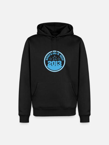 Busfahrer 2013 - Männer Premium Bio Hoodie - Schwarz