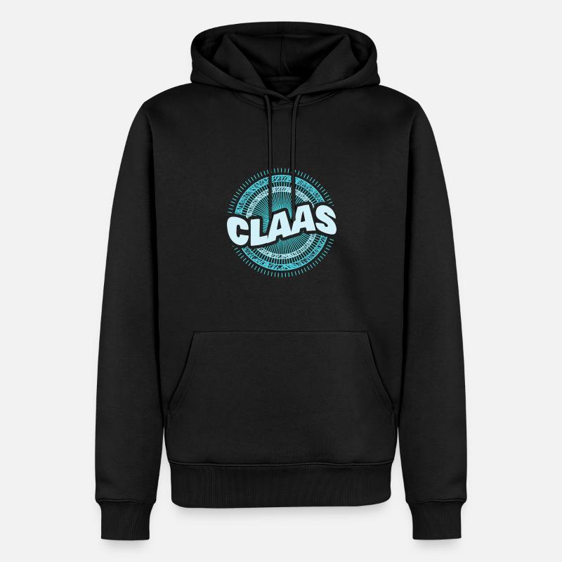 Geschenkidee Claas - Männer Premium Bio Hoodie - Schwarz
