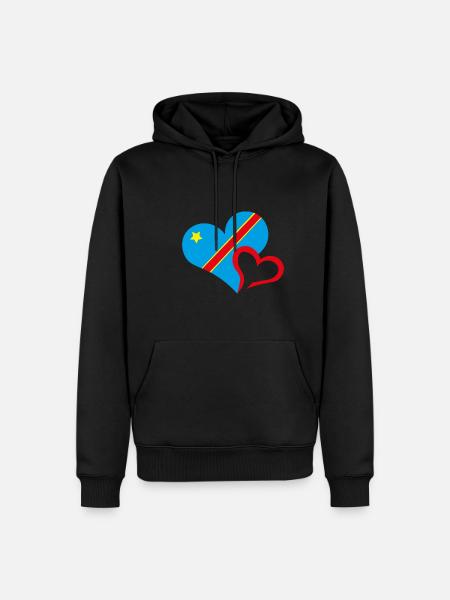 Congo, I love Congo - Men’s Premium Organic Hoodie -