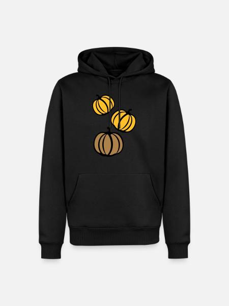 Pumpkins - Men’s Premium Organic Hoodie - black