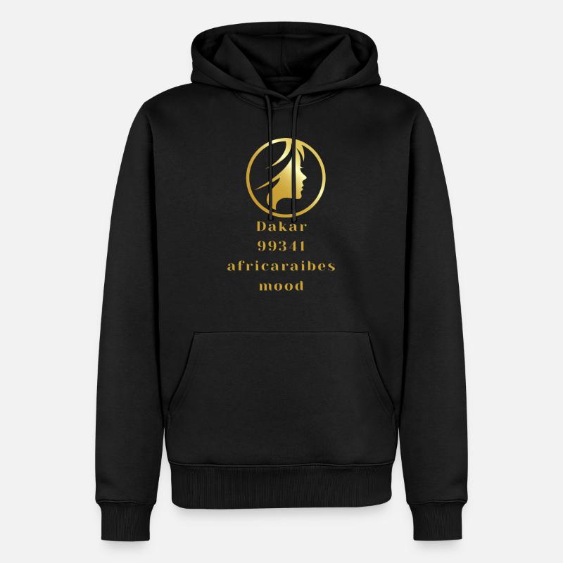 dakar - Sweat à capuche Premium bio Homme - noir