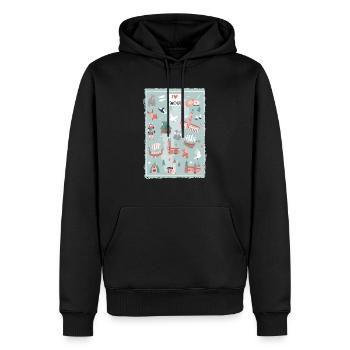Schweden Schweden norden skandinavien wikinger lagom swe - Männer Premium Bio Hoodie - Schwarz - Vorne - Nico (187cm)