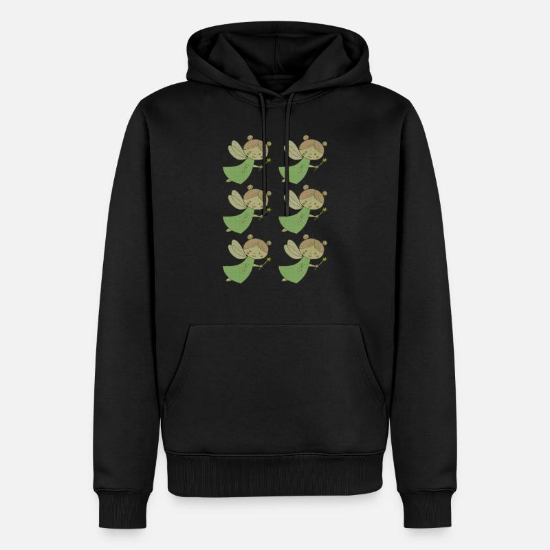 Frais 6 fois plus - Sweat à capuche Premium bio Homme - noir