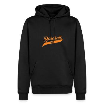 Baseball Daddy - Men’s Premium Organic Hoodie - black - Front - Nico (187cm)