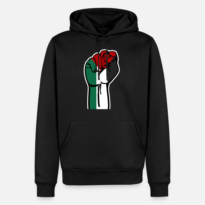 Révolution de la Palestine libre - Sweat à capuche Premium bio Homme - noir
