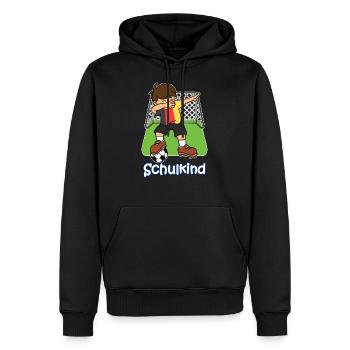 Bye Kindergarten Abschied 1. Klasse Jungs outfit - Männer Premium Bio Hoodie - Schwarz - Vorne - Nico (187cm)