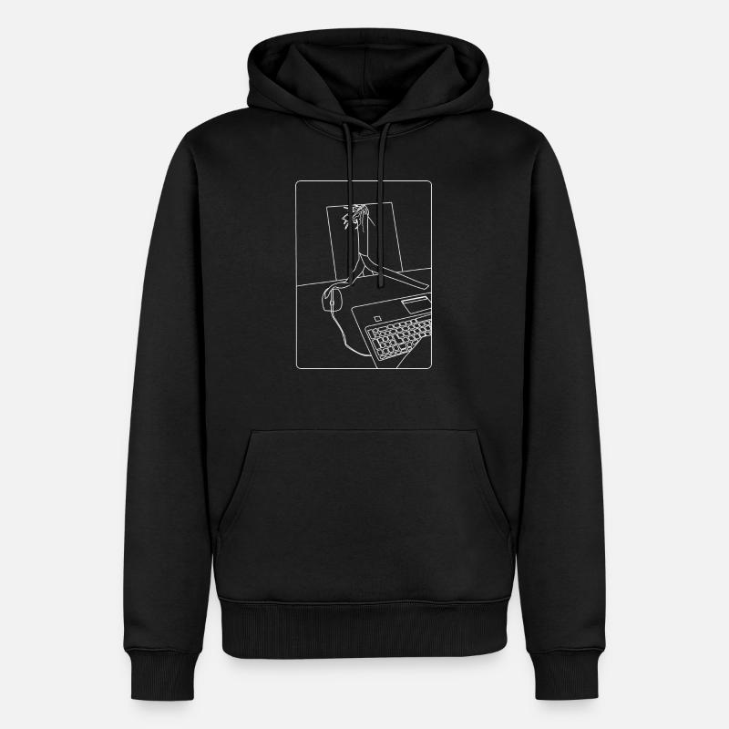 Lauch - Männer Premium Bio Hoodie - Schwarz