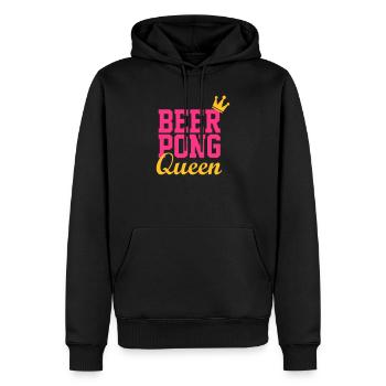 Bier Pong Königin 3 - Männer Premium Bio Hoodie - Schwarz - Vorne - Nico (187cm)