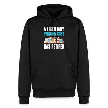 Pharmacist Pharmaceutical Technical - Men’s Premium Organic Hoodie - black - Front - Nico (187cm)