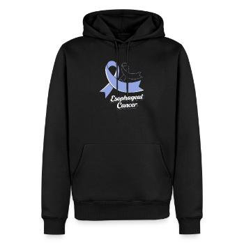 Krebs Speiseröhre Chemo Krebs-Überlebender - Männer Premium Bio Hoodie - Schwarz - Vorne - Nico (187cm)