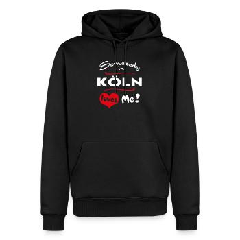 Köln Stadt Urban T-Shirt City Heimatliebe Town - Männer Premium Bio Hoodie - Schwarz - Vorne - Nico (187cm)
