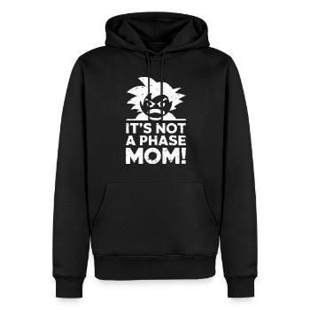 Ce n’est pas une phase maman ! Emo Goth Alternative - Sweat à capuche Premium bio Homme - noir - Devant - Nico (187cm)