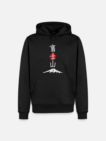 Mount Fuji. - Men’s Premium Organic Hoodie - black