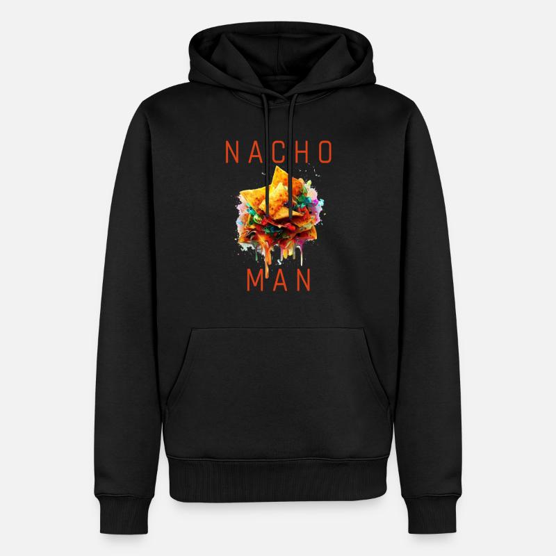 Homme Nacho - Sweat à capuche Premium bio Homme - noir
