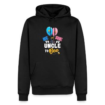 He or She Uncle To Bee Best Uncle Ever Uncle Life - Männer Premium Bio Hoodie - Schwarz - Vorne - Nico (187cm)