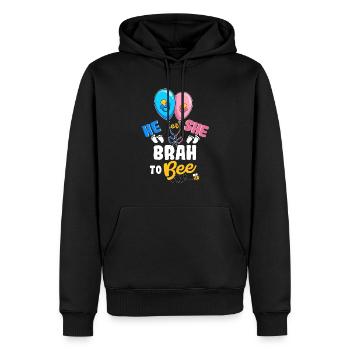 He or She Brah To Bee Best Brother Ever Big Bro - Männer Premium Bio Hoodie - Schwarz - Vorne - Nico (187cm)