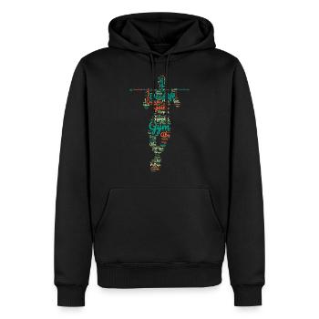 Fitness Fanatics Deadlift Swole Gift - Männer Premium Bio Hoodie - Schwarz - Vorne - Nico (187cm)