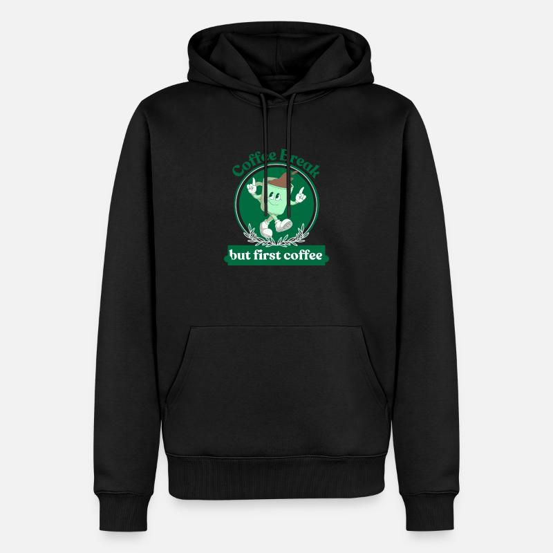 Kaffeepause - Männer Premium Bio Hoodie - undefined
