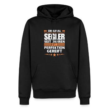 Sailors matured to perfection - Men’s Premium Organic Hoodie - black - Front - Nico (187cm)