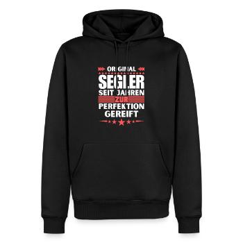Sailors matured to perfection - Men’s Premium Organic Hoodie - black - Front - Nico (187cm)