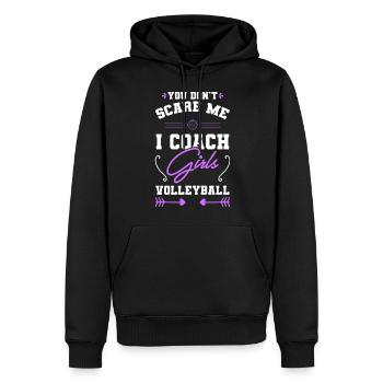 Équipe de jeu de joueur de volleyball - Sweat à capuche Premium bio Homme - noir - Devant - Nico (187cm)