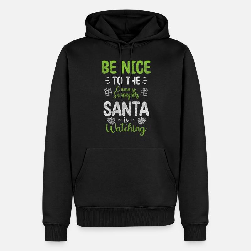 Profession de toit ramoneur - Sweat à capuche Premium bio Homme - noir