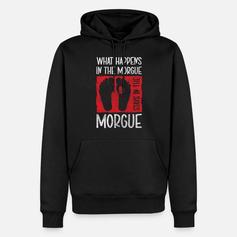 Bestatter Beerdigung Leichenbestatter - Männer Premium Bio Hoodie - Schwarz