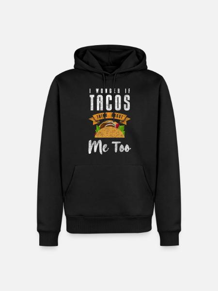 Mexican Spanish Foodie Cheese - Men’s Premium Organic Hoodie - black