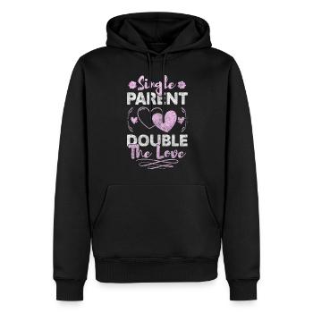 Parents Single Responsibility Sarcasm - Men’s Premium Organic Hoodie - black - Front - Nico (187cm)