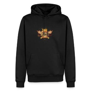 La meilleure nièce jamais nièce cadeau - Sweat à capuche Premium bio Homme - noir - Devant - Nico (187cm)