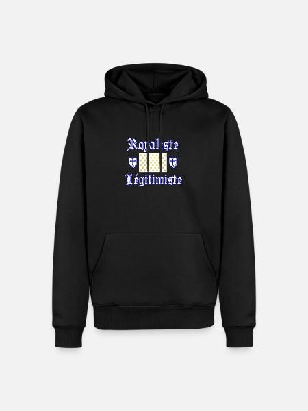 Legitimist royalist - Men’s Premium Organic Hoodie - black