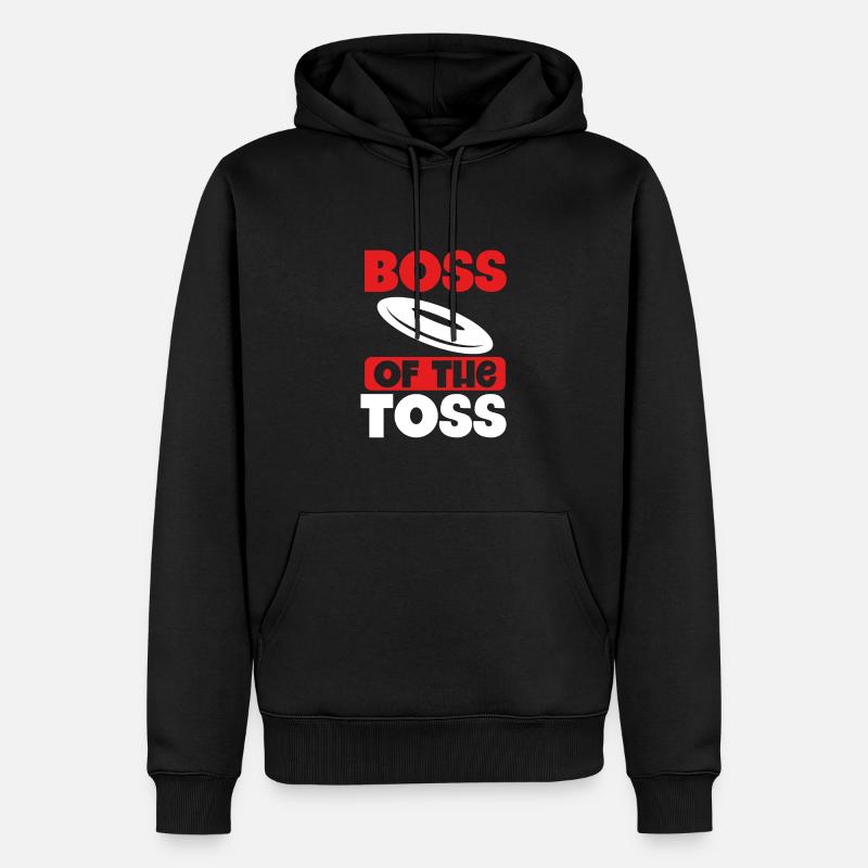 Boss du Disc Golf Throw - Sweat à capuche Premium bio Homme - noir