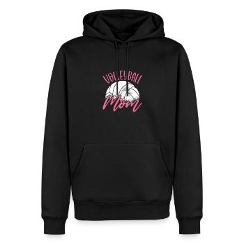 Volleyball mama - Männer Premium Bio Hoodie - Schwarz - Vorne - Nico (187cm)
