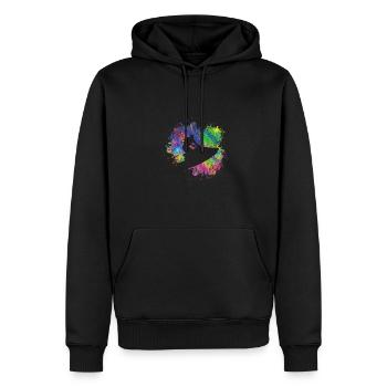 Conducteur de scooter d’eau d’été - Sweat à capuche Premium bio Homme - noir - Devant - Nico (187cm)
