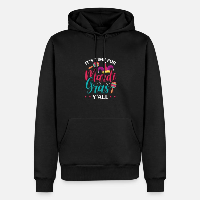 C’est l’heure du carnaval - Sweat à capuche Premium bio Homme - noir