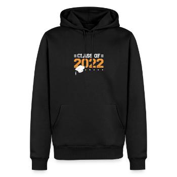 Class of 2022 - Men’s Premium Organic Hoodie - black - Front - Nico (187cm)