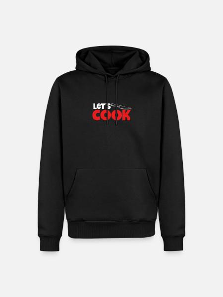 Let's cook knives - Men’s Premium Organic Hoodie - black