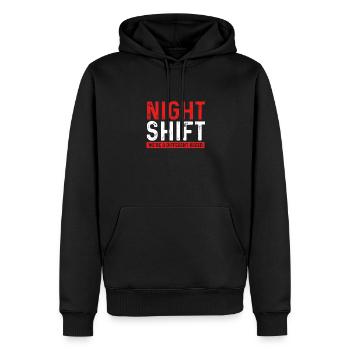 Wir Sind Eine Andere Rasse - Männer Premium Bio Hoodie - Schwarz - Vorne - Nico (187cm)
