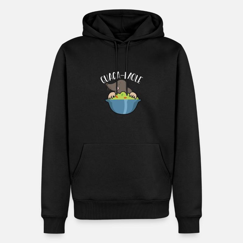 Bol de guaca mole - Sweat à capuche Premium bio Homme - noir