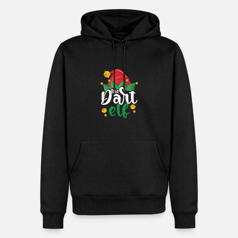 L’Elfe fléchette - Sweat à capuche Premium bio Homme - noir