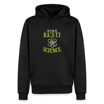 It's not a thug science - Men’s Premium Organic Hoodie - black - Front - Nico (187cm)