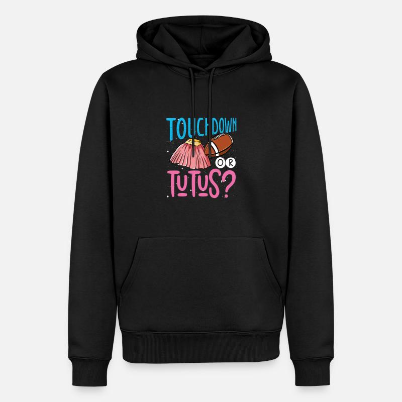 Touchdown Oder Tutus - Männer Premium Bio Hoodie - Schwarz