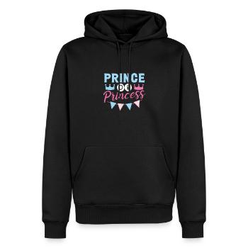 Prinz Oder Prinzessin - Männer Premium Bio Hoodie - Schwarz - Vorne - Nico (187cm)