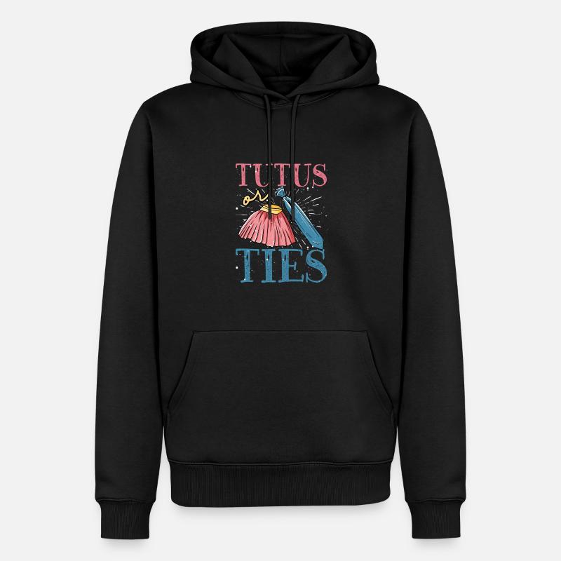 Tutus Oder Krawatten - Männer Premium Bio Hoodie - Schwarz